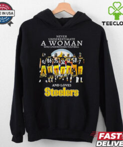 Never underestimate who understands football and lover Pittsburgh Steelers signatures shirt
