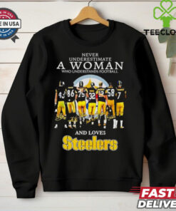 Never underestimate who understands football and lover Pittsburgh Steelers signatures shirt