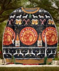 New Belgium 3D Ugly Christmas Sweater Christmas Gift