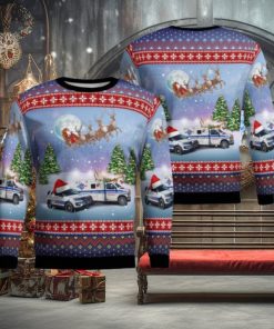 New Castle, Pennsylvania, Noga Ambulance Christmas Ugly Sweater 3D