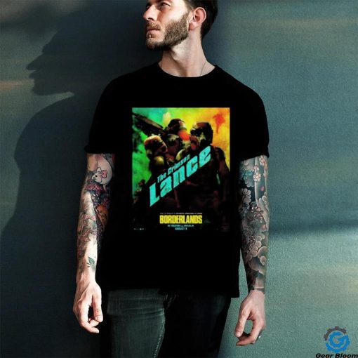 New Character Lance Posters For Borderlands Releasing In Theaters And IMAX On August 9 Unisex T Shirt