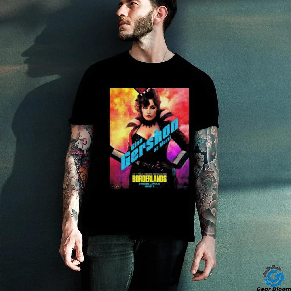 New Character Moxxi Posters For Borderlands Releasing In Theaters And IMAX On August 9 Unisex T Shirt New Character Moxxi Posters For Borderlands Releasing In Theaters And IMAX On August 9 Unisex T Shirt