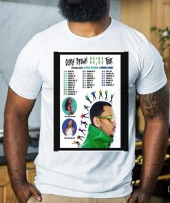 New Chris Brown 1111 Tour 2024 Poster Shirt