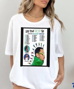 New Chris Brown 1111 Tour 2024 Poster Shirt