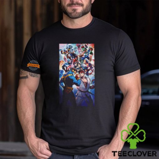New Collab Game Marvel Versus Capcom Fighting Collection Arcade Classics Logo Unisex T Shirt