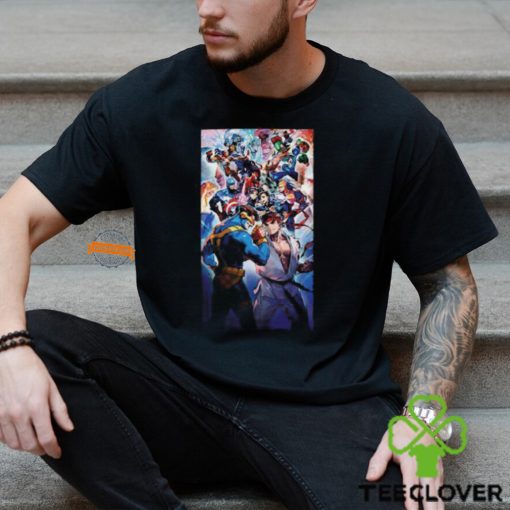 New Collab Game Marvel Versus Capcom Fighting Collection Arcade Classics Logo Unisex T Shirt