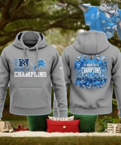 New Detroit Lions 2023 Nfc North Division Champions Hoodie Limited Edition