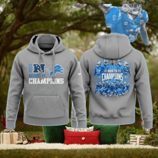 New Detroit Lions 2023 Nfc North Division Champions Hoodie Limited Edition