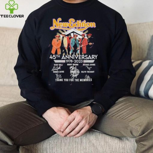 New Edition 45th Anniversary 1978 – 2023 Thank You For The Memories T Shirt