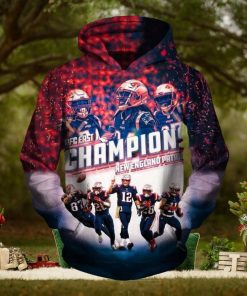 New England Patriots 3D Printed Hoodie Ver 67