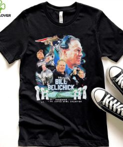 New England Patriots Bill Belichick Six Time Super Bowl Champion Shirt 3 New England Patriots Bill Belichick Six Time Super Bowl Champion Shirt