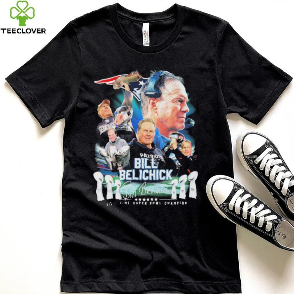 New England Patriots Bill Belichick Six Time Super Bowl Champion Shirt New England Patriots Bill Belichick Six Time Super Bowl Champion Shirt