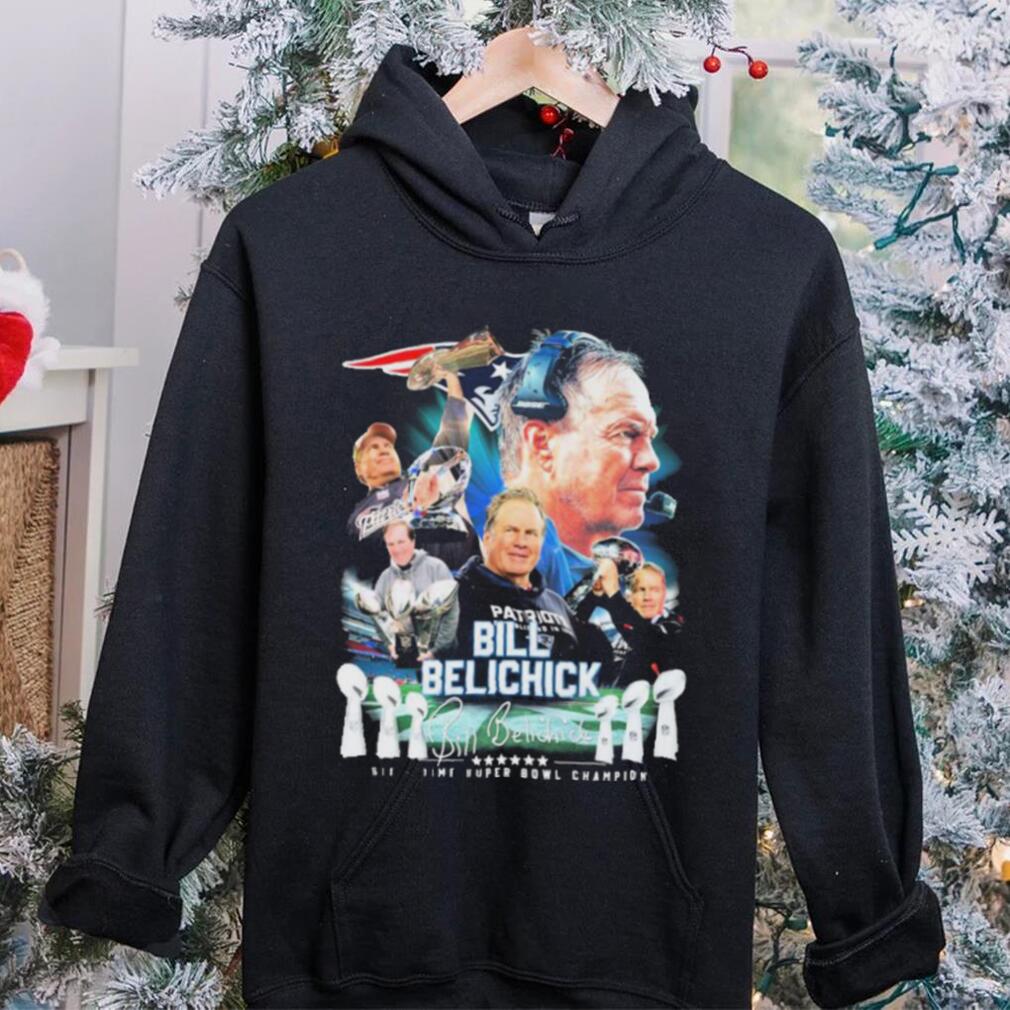New England Patriots Bill Belichick Six Time Super Bowl Champion Shirt New England Patriots Bill Belichick Six Time Super Bowl Champion Shirt