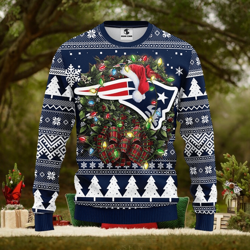 New England Patriots Christmas Ugly Sweater New England Patriots Christmas Ugly Sweater