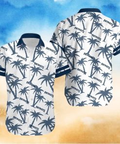 New England Patriots Coconut Tree Nfl Hawaiian Shirt