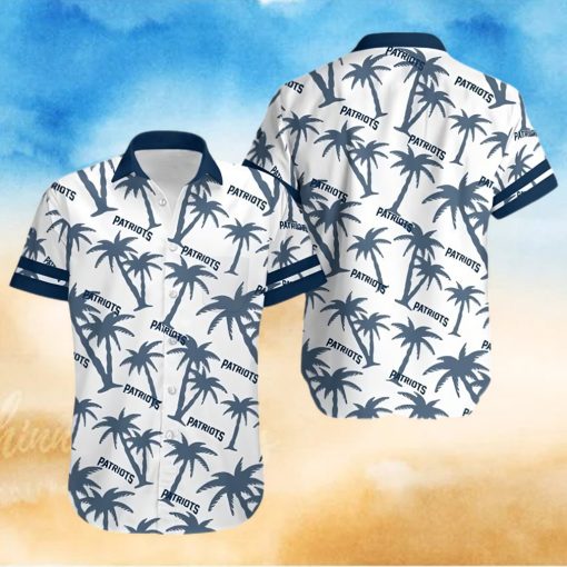 New England Patriots Coconut Tree Nfl Hawaiian Shirt