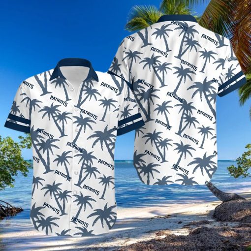 New England Patriots Coconut Tree Nfl Hawaiian Shirt