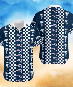 New England Patriots Coconut Trees Hawaiian Shirt