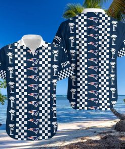 New England Patriots Coconut Trees Hawaiian Shirt