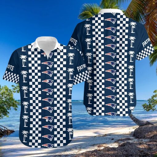 New England Patriots Coconut Trees Hawaiian Shirt