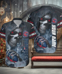 New England Patriots Custom Funny Beach Outfit Hawaiian Shirt Gift For Him