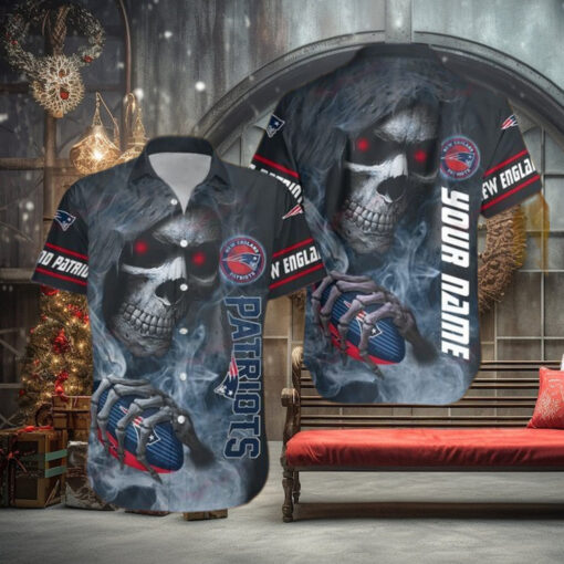 New England Patriots Custom Funny Beach Outfit Hawaiian Shirt Gift For Him