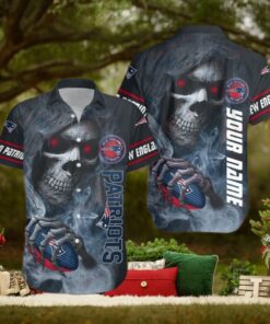 New England Patriots Custom Funny Beach Outfit Hawaiian Shirt Gift For Him