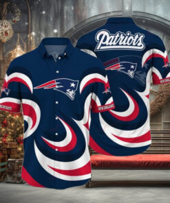New England Patriots Custom Funny Hawaiian Shirt Beach Outfit Gift For Him