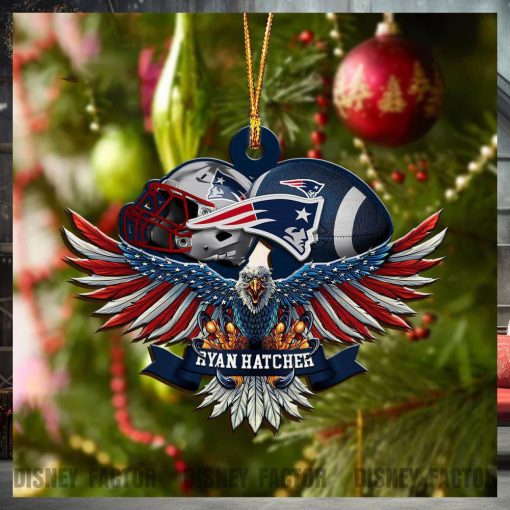 New England Patriots Decorations, Eagles Christmas Ornaments