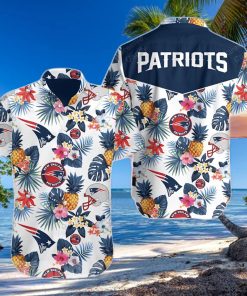 New England Patriots Floral All Over Print Unisex Hawaiian Shirt And Beach Short