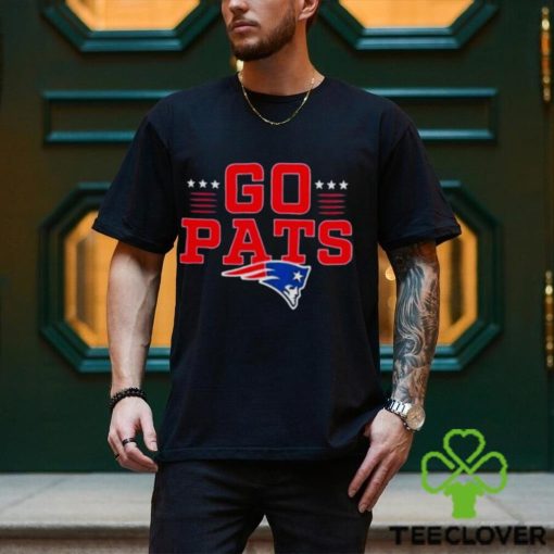 New England Patriots Go Pats Profile Big & Tall Two Sided Shirt