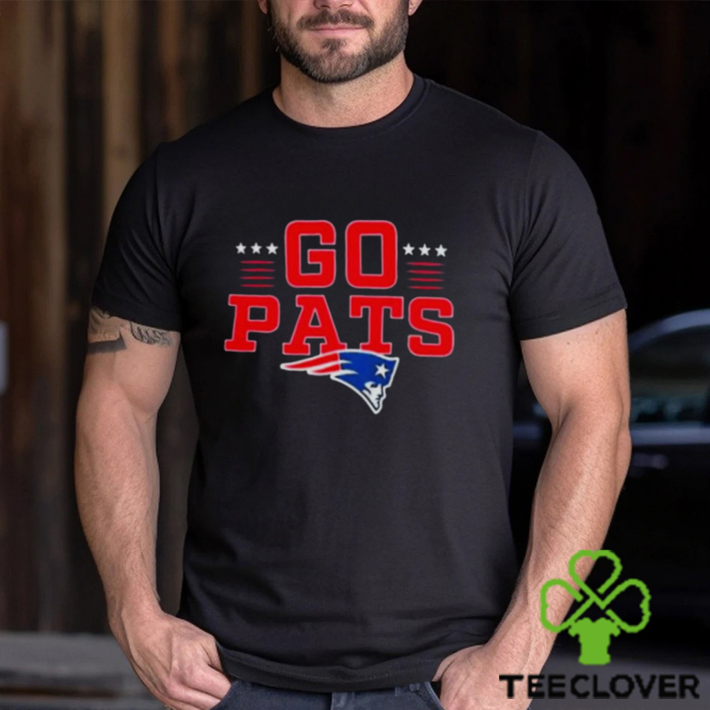 New England Patriots Go Pats Profile Big & Tall Two Sided Shirt