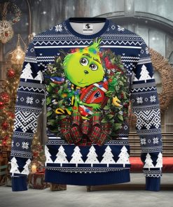 New England Patriots Grinch Hug Christmas Ugly Sweater