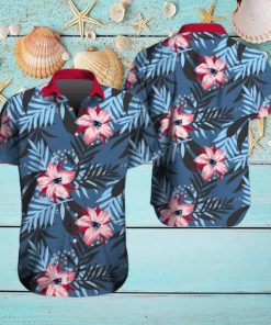 New England Patriots Hawaiian Tracksuit Floral Outfits Button Shirt Beach Shorts