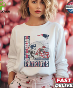 New England Patriots Helmet Dash T Shirt