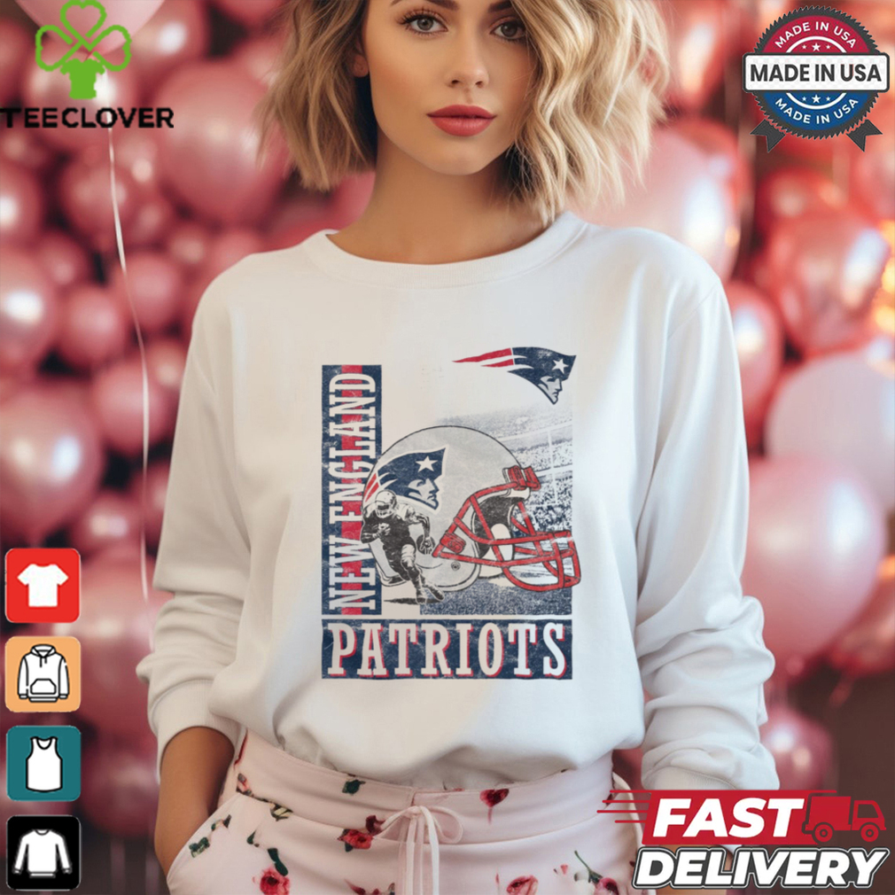 New England Patriots Helmet Dash T Shirt New England Patriots Helmet Dash T Shirt