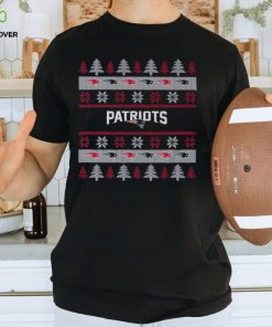 New England Patriots Holiday Christmas Tree T Shirt