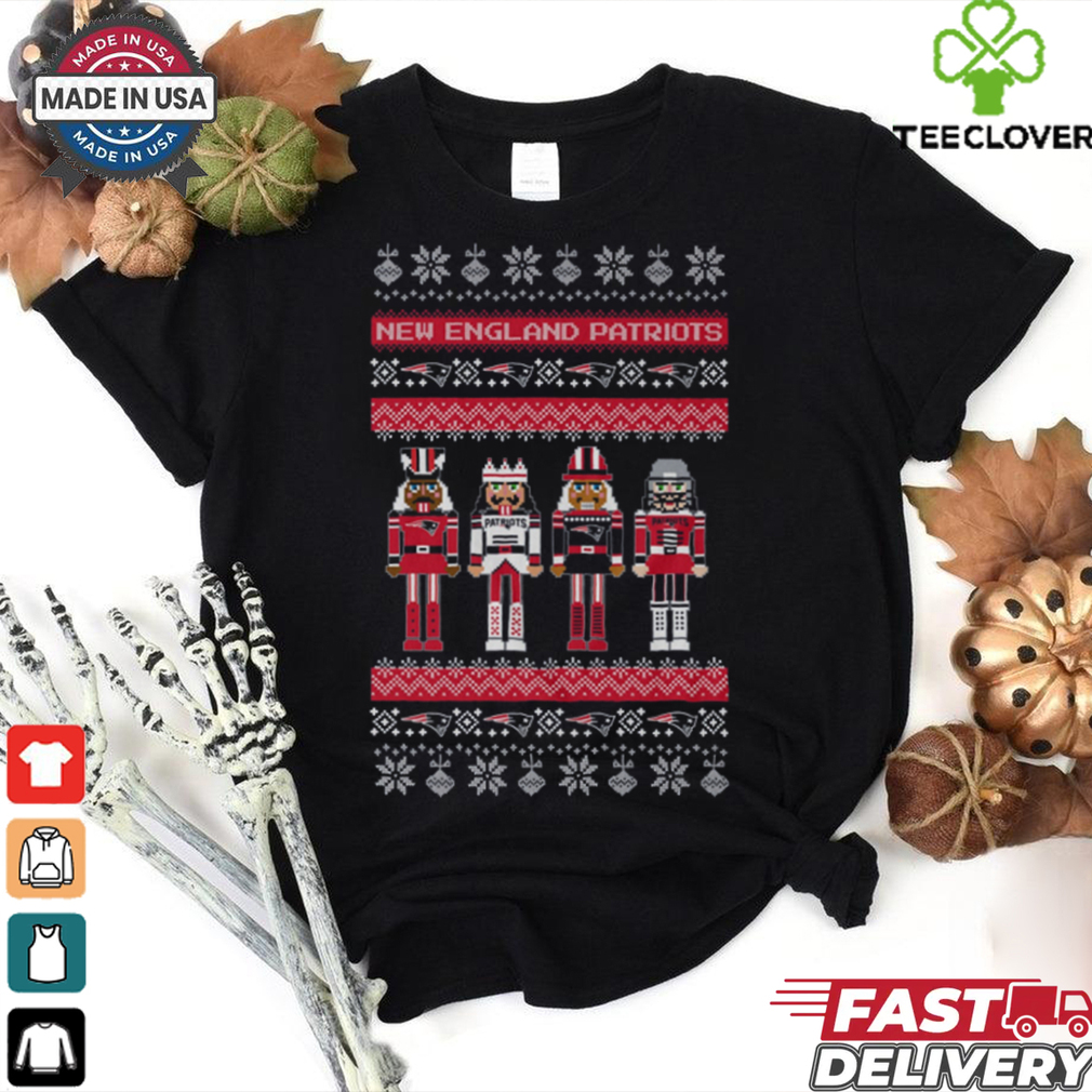 New England Patriots Holiday Nutcracker Sweater T Shirt New England Patriots Holiday Nutcracker Sweater T Shirt