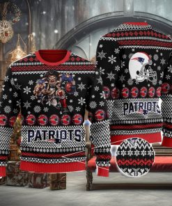 New England Patriots Logo Cute Christmas Gift Ugly Christmas Sweater For Fans