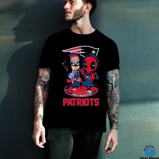 New England Patriots Marvel Wolverine Deadpool True Friends T Shirt
