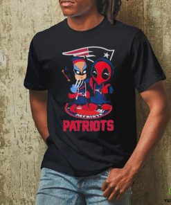 New England Patriots Marvel Wolverine Deadpool True Friends T Shirt