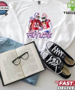 New England Patriots Maye and Gonzalez The Future Shirt football fan design highlighting the potential of players Maye and Gonzalez for the Patriots' future