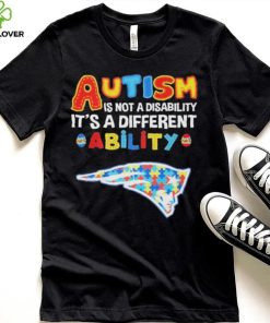 New England Patriots NFL Autism Is Not A Disability 2024 Shirt