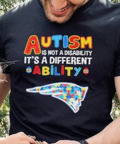 New England Patriots NFL Autism Is Not A Disability 2024 Shirt