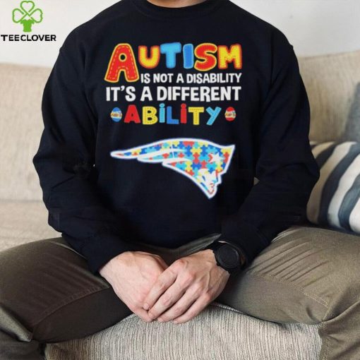 New England Patriots NFL Autism Is Not A Disability 2024 Shirt