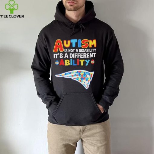 New England Patriots NFL Autism Is Not A Disability 2024 Shirt