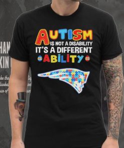 New England Patriots NFL Autism Is Not A Disability 2024 Shirt