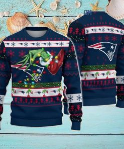 New England Patriots NFL Grinch Christmas Ugly Sweater