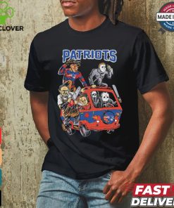 New England Patriots NFL Horror Characters Movie Hippie Halloween Shirt