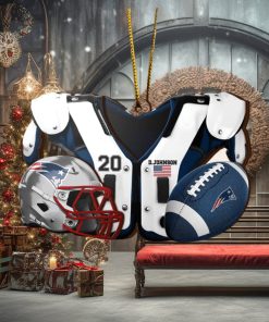 New England Patriots NFL Sport Ornament Custom Name And Number